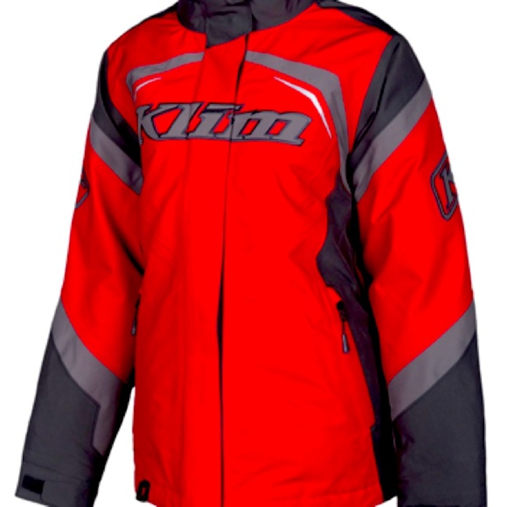 Klim women’s snowmobile red snowmobile jacket